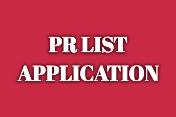 PR List Application