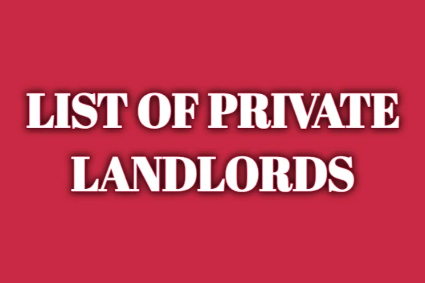 Private Landlords List 2024