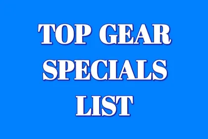 Top Gear Specials List