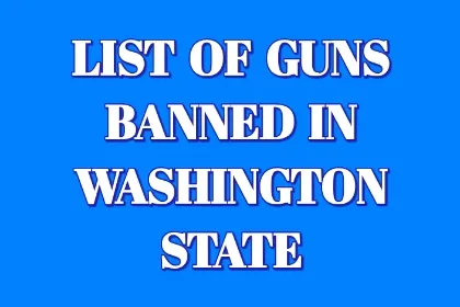 Guns List Banned In Washington State