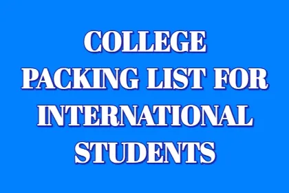 College Packing List for International Students